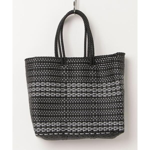 かごバッグ カゴバッグ 「Moon Bird/ムーンバード」手編みのメルカドバッグ・チェーン柄（Ｍ）