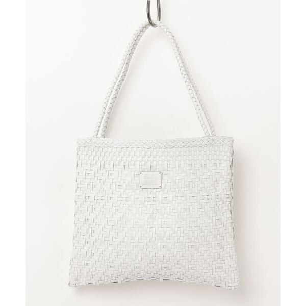トートバッグ 「Swaraj/スワラージ」手編みメッシュレザー・スクエアシェイプ BAG レディース...