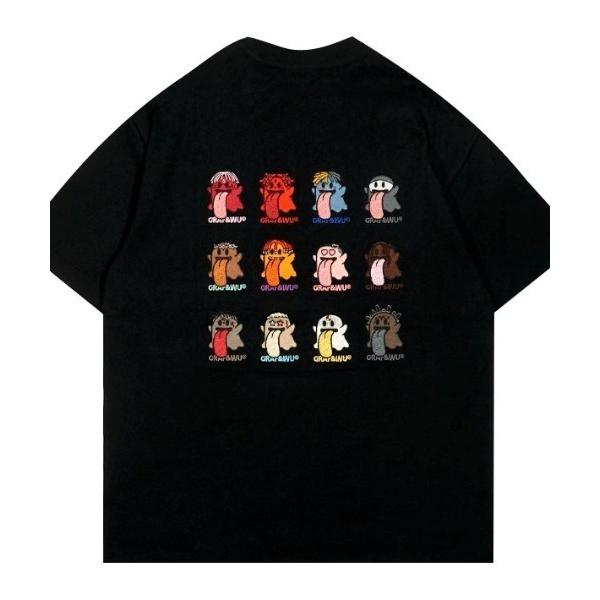 tシャツ A'GEM/9 × .kom 「GRAF＆WU/グラフアンドユー」ゴーストシリーズ半袖カッ...