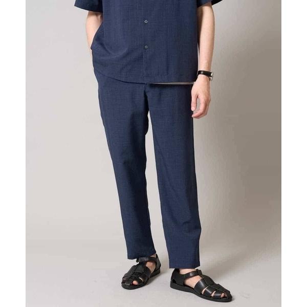 パンツ 「イージーケア/接触冷感」セミルーズアンクルパンツ/リライト夏2「吸水速乾/UVカット」 メ...