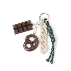 c.u.l キーホルダー じゃらじゃらバッグチャーム ハートカラビナ