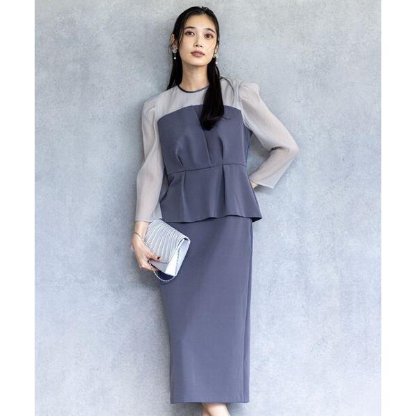 ドレス 「LilyCalin」ペプラムビスチェ ドレス