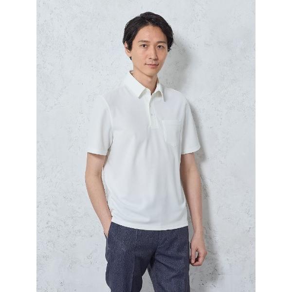 ポロシャツ 「高通気」レギュラー半袖ポロシャツ　ホワイト/ブラック/ネイビー メンズ