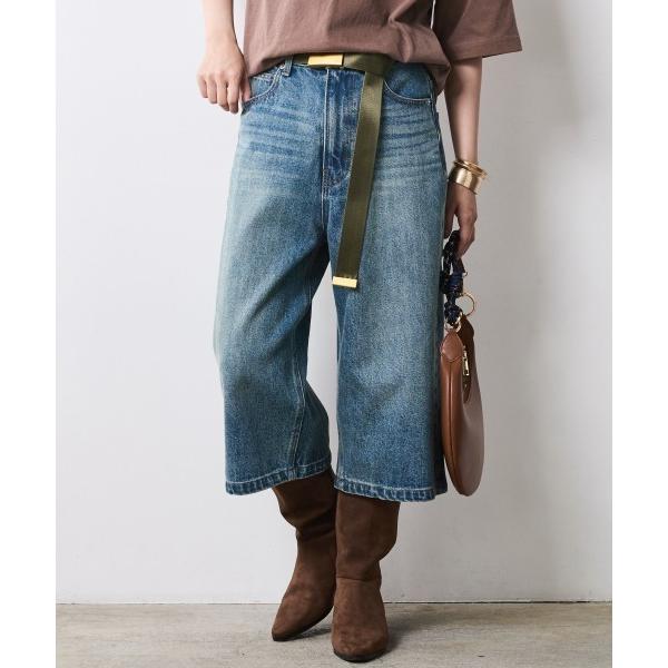 ジーンズ デニム デニムパンツ デニムバミューダパンツ「大きいサイズ有」シックスタイル レディース