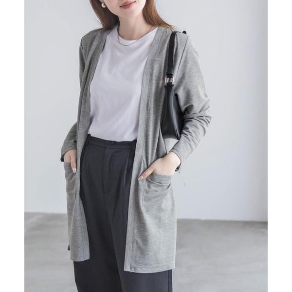 カーディガン 「ひんやり冷感・UVカット」トッパーカーディガン レディース