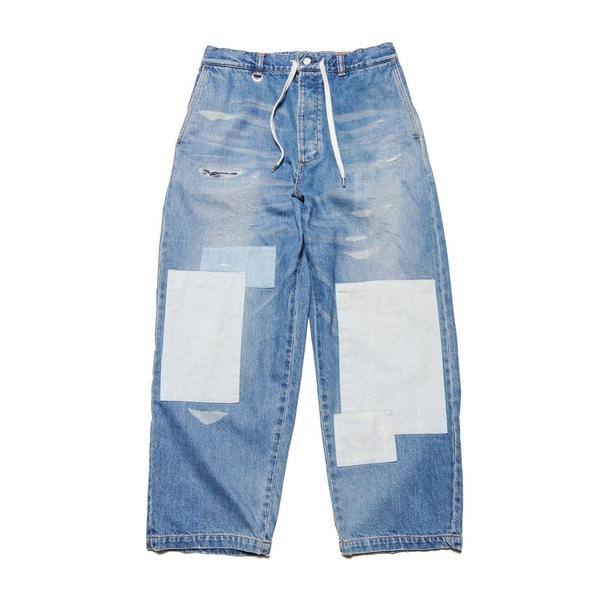 ジーンズ PATCHWORKED DENIM WIDE-FITJEANS メンズ レディース
