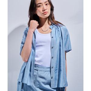 日本製ソフトダンガリーブラウス