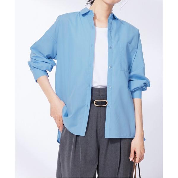 ブラウス シャツ ベーシックデザインオーバーサイズシャツ レディース