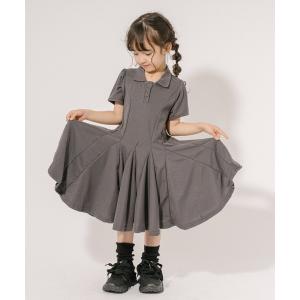 ワンピース 襟付きライン切り替えワンピース キッズ 子供服 女の子の商品画像