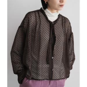 ブラウス シャツ オパールPT　ボウタイブラウス レディース