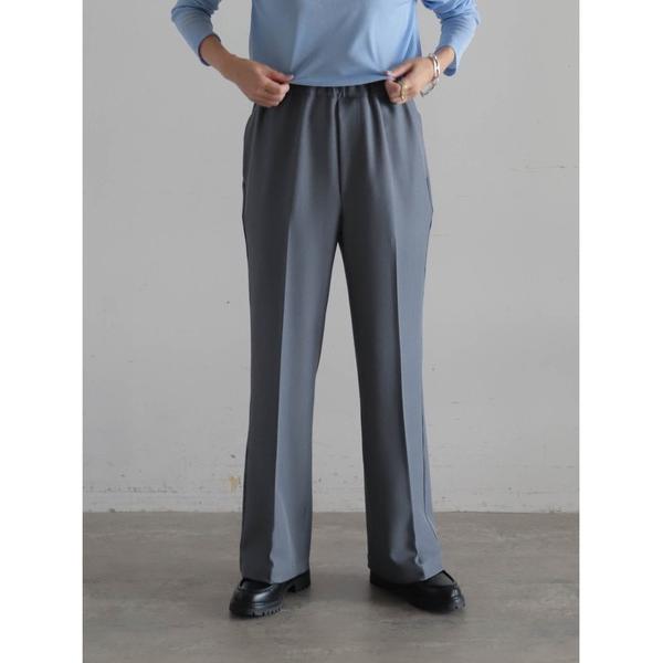 パンツ ポリエステルカルゼ　センタープレスパンツ レディース