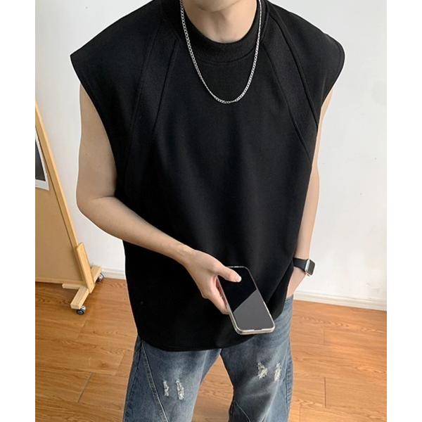 tシャツ ノースリーブスウェットトップス メンズ レディース