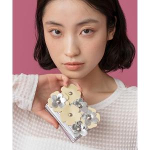 財布 Casselini(キャセリーニ)フラワーモチーフウォレット レディース