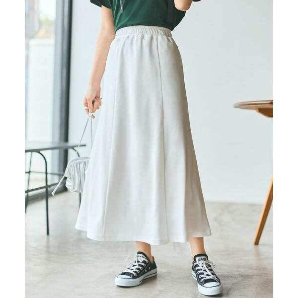 スカート 「接触冷感」セミフレアイージースカート 「低身長・小柄女性」