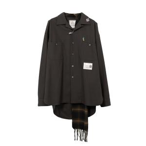 シャツ Scarf Combined Shirt メンズ