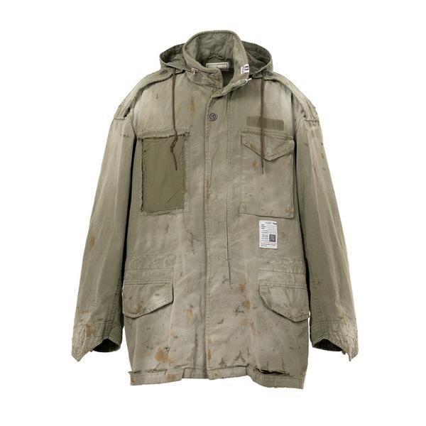 MAISON MIHARA YASUHIRO Maison Mihara Yasuhiro Distressed Field Jacket ジャケット