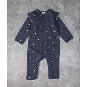 ベビー服 ロンパース ハートうさぎ総柄プリントカバーオールの買取情報