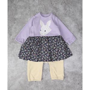 ベビー服 ロンパース うさぎプリントカバーオールの買取情報