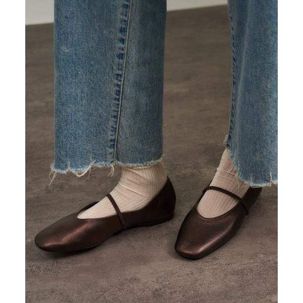 パンプス 「W S（ドゥーブル）」リアルレザーメリージェーン