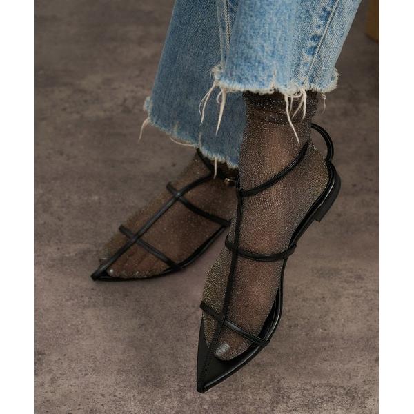 靴下 シアーラメソックス レディース