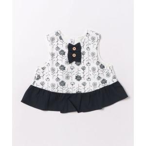 ベスト フラワープリントベスト キッズ 子供服 女の子