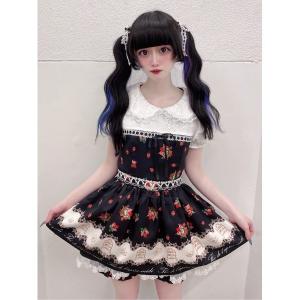 pium / バックリボンチョーカーカットワンピース 黒 I-24-09-16