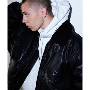 REPLAY（リプレイ） ブルゾン アウター ラムレザーボンバージャケット