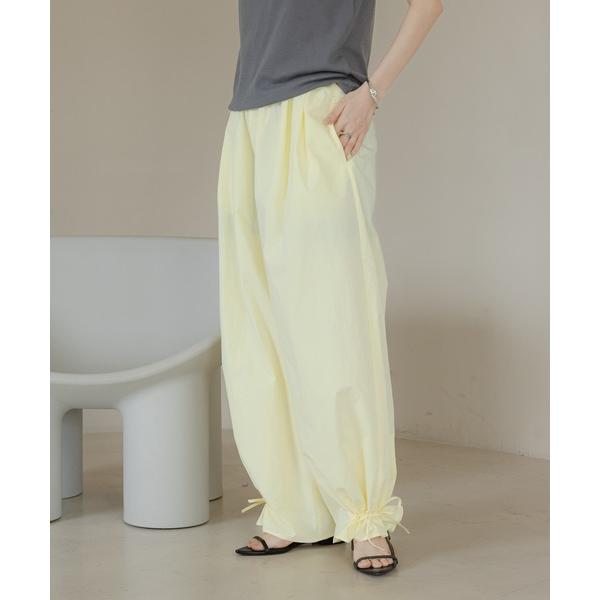 パンツ ２ＷＡＹリボンタックパンツ　525970 レディース