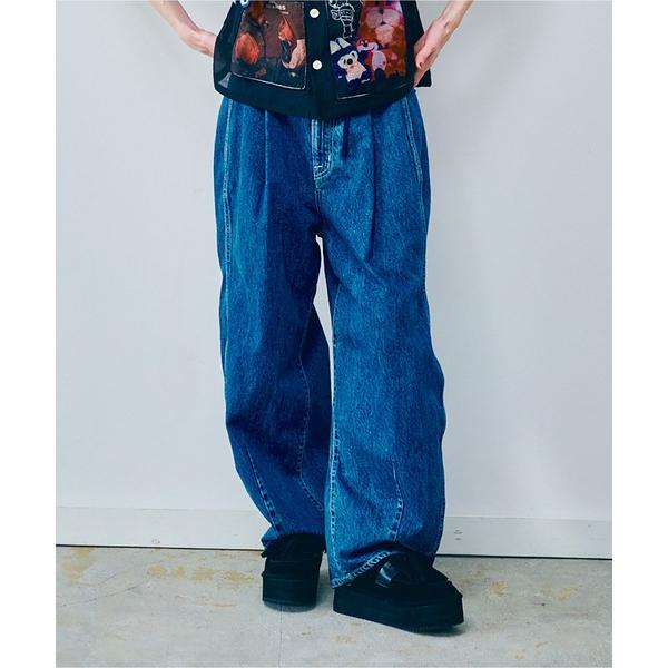 ジーンズ デニム デニムパンツ R4384 ウェーブシームパンツ レディース