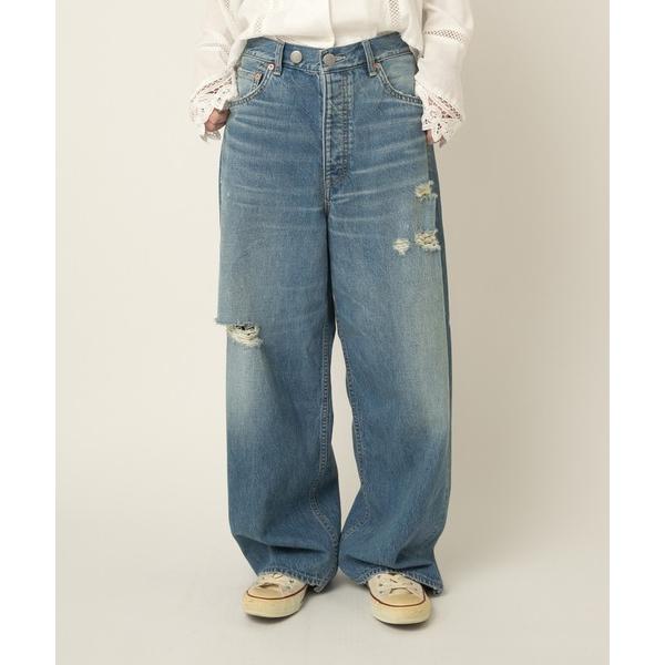 ジーンズ デニム デニムパンツ R4369 ＤＥＮＩＭ　ＷＩＤＥ　ＰＡＮＴＳ レディース
