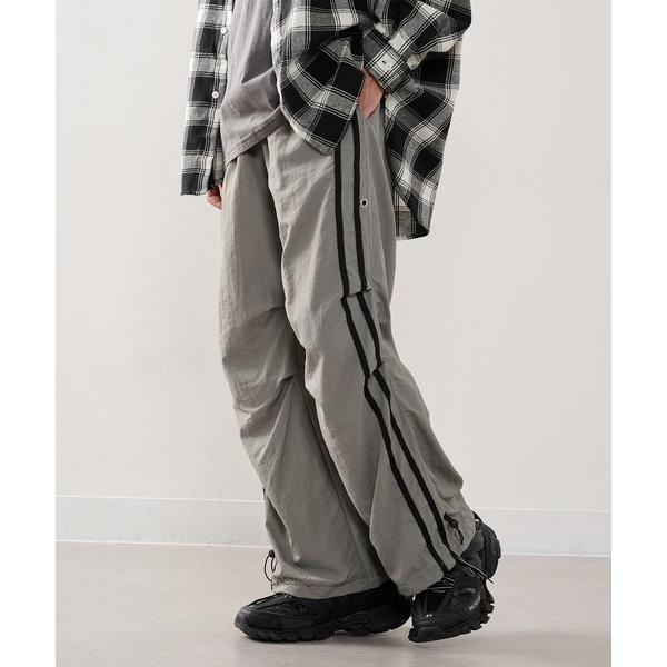 パンツ 「HAUS」バレルレッグナイロントラック ABS22172 メンズ