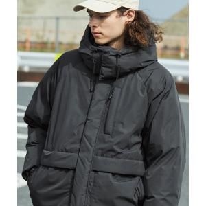 「BARK MANHATTAN」 中綿ブルゾン M チャコール メンズ