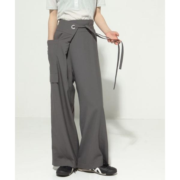 スラックス パンツ 「UJOH/ウジョー」「STUDIOUS別注」Eylet Wide PNT/アイ...