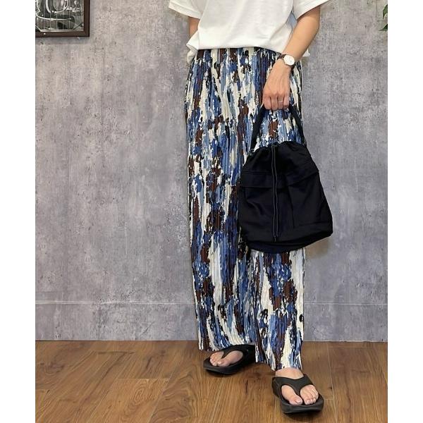 パンツ 「店頭で人気」「HONEYSUCKLE ROSE」「ラク＆軽い」プリーツイージーパンツ (サ...