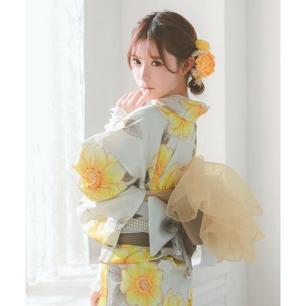 浴衣 アクセサリー 帯 シアー ラメ 飾り兵児帯 かわいい レディース