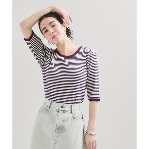 tシャツ 「Healthknit/ヘルスニット」別注/クルーネックボーダーT レディース