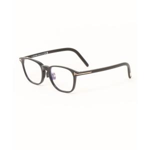 伊達メガネ メガネ 眼鏡 「TOM FORD/トムフォード」スクエア メガネ TF5860D BV 001 PCメガネ ブルーライトカット メンズ レ