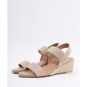 サンダル ウェッジヒールジュートサンダル レディース