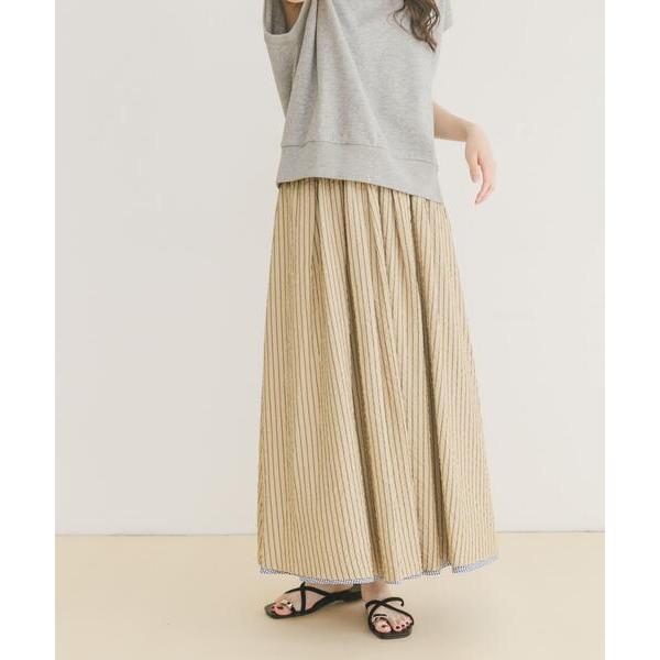スカート リバーシブルタックスカート