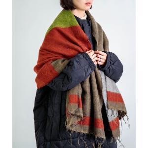 マフラー ストール 「KHATA」 パネルショール レディース