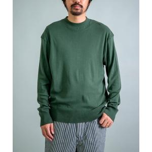 セーター ニット 「gicipi」 GIAGUARO ジャグァーロ(2501A) / ハーフモックネック リラックスフィット メンズ