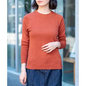 ニット セーター 「gicipi」 FRAGORA フラーゴラ (2513A) / クルーネック フィットトップス レディース