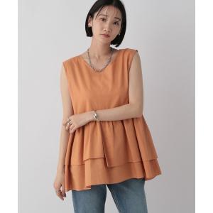 tシャツ ペプラムチュニックノースリーブ　573101 レディース