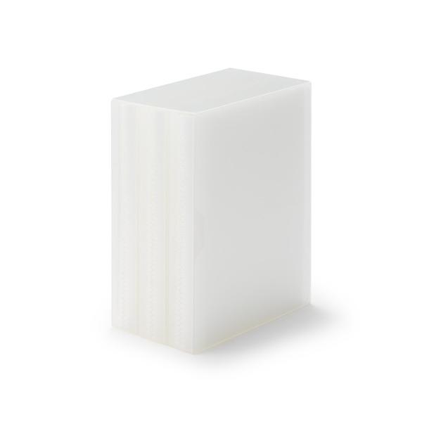 文房具 ポリプロピレン高透明フィルムアルバム　２段　３冊組　Ｌ判　１３６枚用