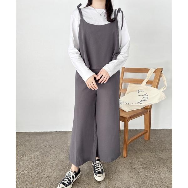 サロペット オーバーオール キャミサロペット レディース