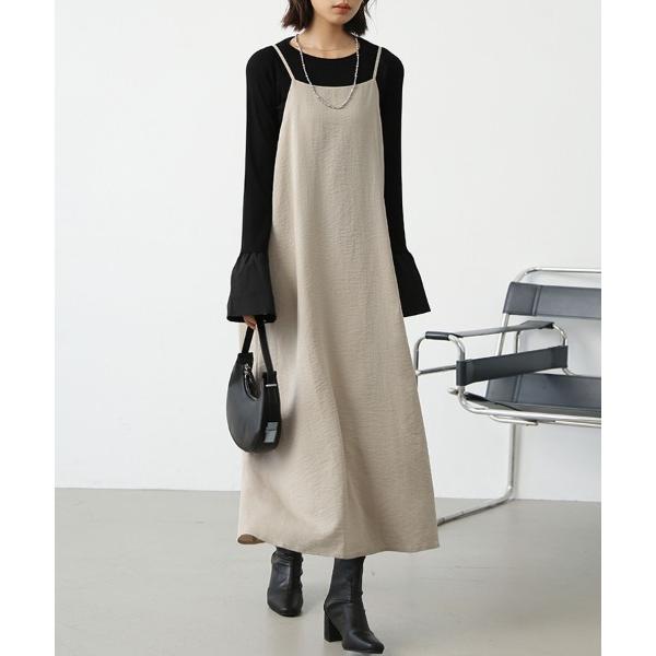 ワンピース フレアキャミワンピース