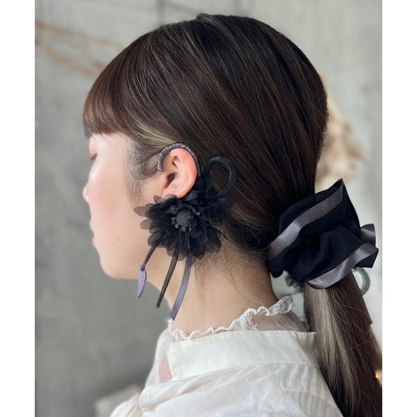 イヤーカフ スカビオサのイヤーフック レディース