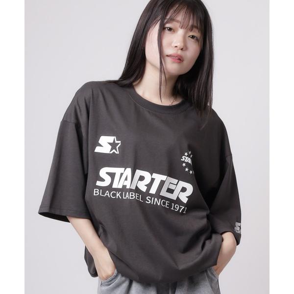 tシャツ 「88」「STARTER/スターター」ブランドロゴ 裾ドロスト ゲームシャツ オーバーサイ...