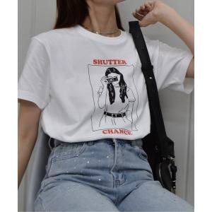 tシャツ 「RGY」SHUTTER CHANCE デザインプリントTシャツ 半袖 メンズ レディース