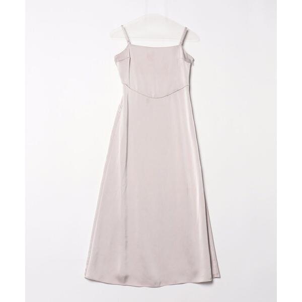 「SNIDEL」 キャミソールワンピース 0 グレー レディース